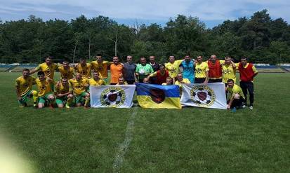 Чемпіонат з футболу на Кубок Героїв АТО розпочався для команд з Вінниччини двома перемогами / Новости Винницы и области / Інформаційний портал На Парижі Новини Вінниці / Чемпіонат з футболу на Кубок Героїв АТО розпочався для команд з Вінниччини двома перемогами