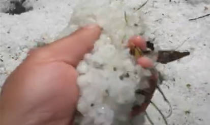 Як Вінницю «засипало» градом (ВІДЕО) / Новости Винницы и области / Інформаційний портал На Парижі Новини Вінниці / Як Вінницю «засипало» градом (ВІДЕО)