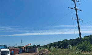 Через підйомний кран з контейнером половина Вінниці знеструмлена, а власник контейнерів загинув / Новости Винницы и области / Інформаційний портал На Парижі Новини Вінниці / Через підйомний кран з контейнером половина Вінниці знеструмлена, а власник контейнерів загинув