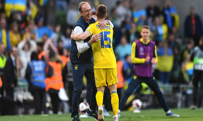 Вінничанин Циганков забив. Україна експериментальним складом перемогла ірландців / Новости Винницы и области / Інформаційний портал На Парижі Новини Вінниці / Вінничанин Циганков забив. Україна експериментальним складом перемогла ірландців