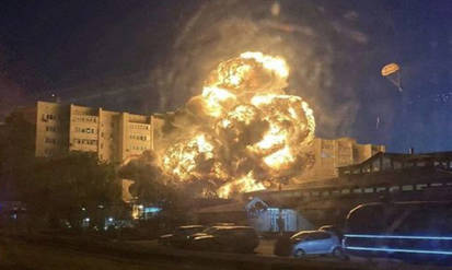 Пілоти спрямували пошкоджений літак Су-34 у багатоповерхівку в російському Єйську / Новости Винницы и области / Інформаційний портал На Парижі Новини Вінниці / Пілоти спрямували пошкоджений літак Су-34 у багатоповерхівку в російському Єйську