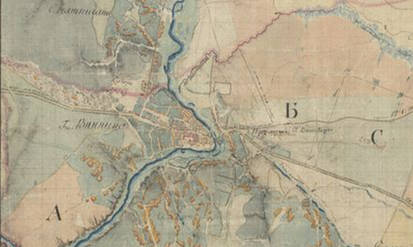 Карта Вінниці 1802 року. Що нового можна дізнатися про місто? / Новости Винницы и области / Інформаційний портал На Парижі Новини Вінниці / Карта Вінниці 1802 року. Що нового можна дізнатися про місто?