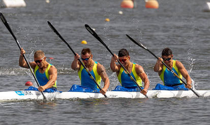 Вінничанин Дмитро Даниленко у складі екіпажу байдарки-четвірки виборов «срібло» на ІІІ Європейських іграх / Новости Винницы и области / Інформаційний портал На Парижі Новини Вінниці / Вінничанин Дмитро Даниленко у складі екіпажу байдарки-четвірки виборов «срібло» на ІІІ Європейських іграх