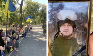 На Вінниччині попрощались з військовим Олександром Гарнюком / Новости Винницы и области / Інформаційний портал На Парижі Новини Вінниці / На Вінниччині попрощались з військовим Олександром Гарнюком