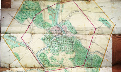 Опублікована рідкісна мапа Вінниці 1840 року / Новости Винницы и области / Інформаційний портал На Парижі Новини Вінниці / Опублікована рідкісна мапа Вінниці 1840 року